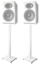 Pair 37” Steel White Stands