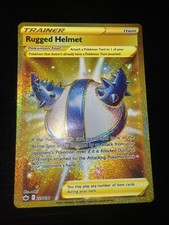 Rugged Helmet - 228/198 - Pokemon Chilling Reign Sword & Shield Secret Rare NM