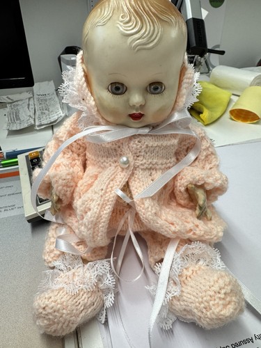 1950s rosebud doll 11in - 1950s,