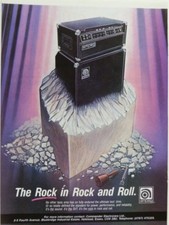 retro magazine advert 1987 AMPEG SVT