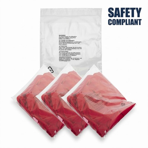 Clear polypropylene garment - clear,
