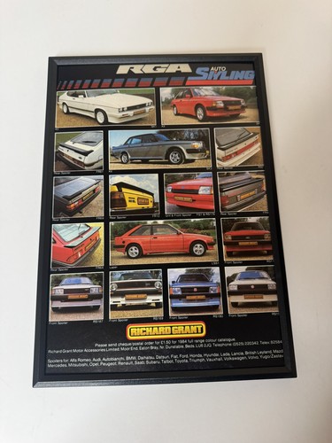 Framed ford capri escort - capri,