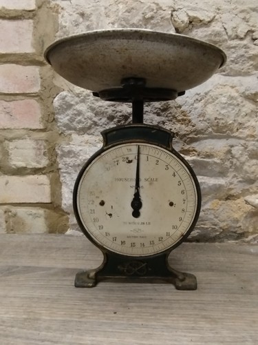 Vintage salter no46 dark green - no46,