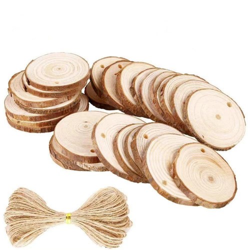 50pcs wood slices round - 10-50pcs,