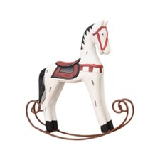 Wooden Rocking Horse Statue