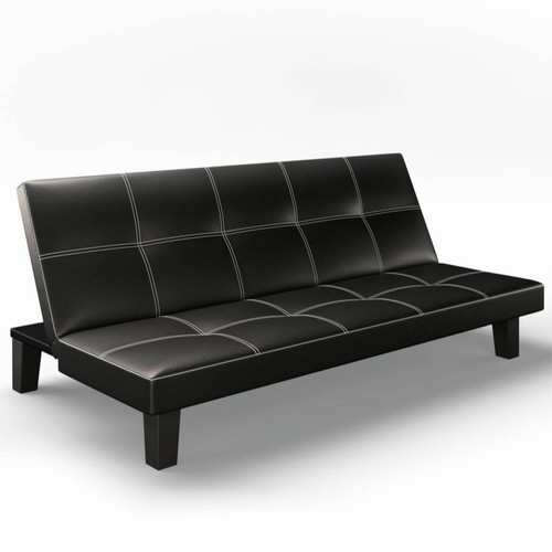 Seater sofa bed fabric faux - sofa,