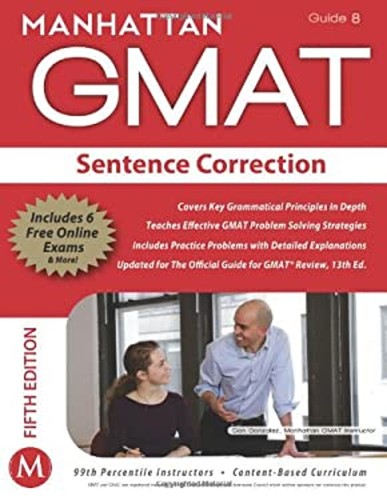 Manhattan gmat sentence - manhattan,