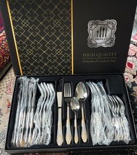 Cutlery Set 24 Pieces, High-Quality Stainless Steel