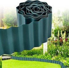 9M Flexible Garden Lawn Grass Edging Border Fence Panel Plant Wall Separator UK