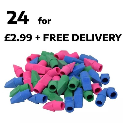 Pencil top erasers - x,