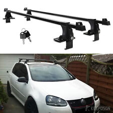 54" For VW Golf MK5 MK6 Roof Rack Cross Bars Luggage Kayak Bike Carriers w/ Lock