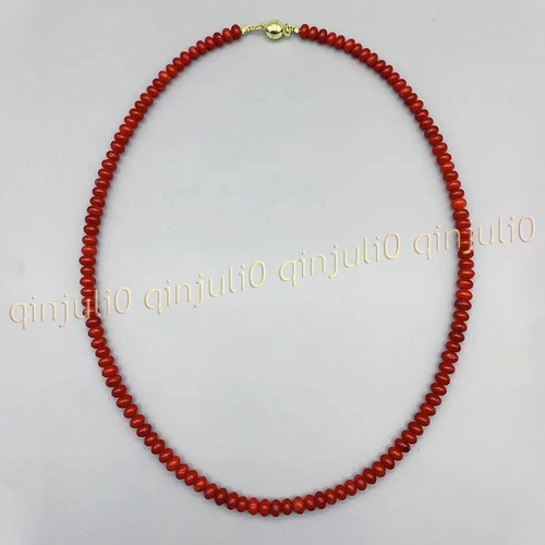5x8mm coral red jade - jade, smooth