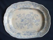 Antique Victorian Blue & White