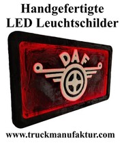 DAF TRUCK LED 24v Handmade Backsplash Signs Light Up Signs