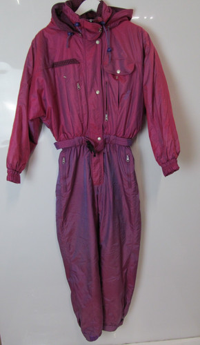 Women vintage ski suit - ski,