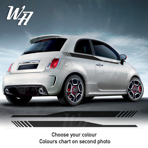 Black side stripes for - black,