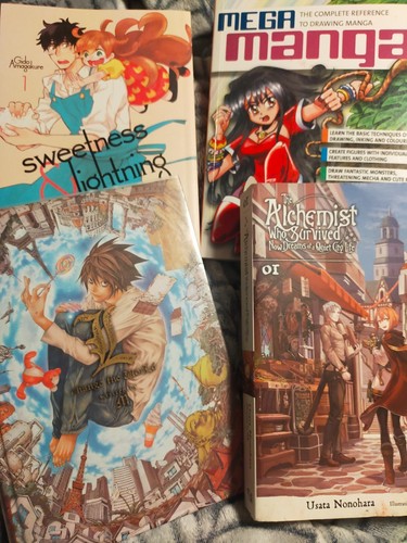 Manga anime book bundle - , x4
