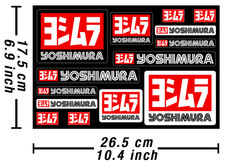 Yoshimura Decal Sticker Exhaust System Car Collant Sticker Adesivi 