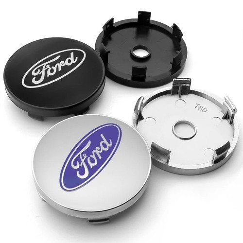 Black ford centre caps 54mm - ford,