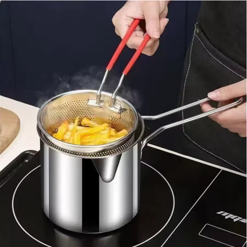 Stainless steel deep fryer - stainless,