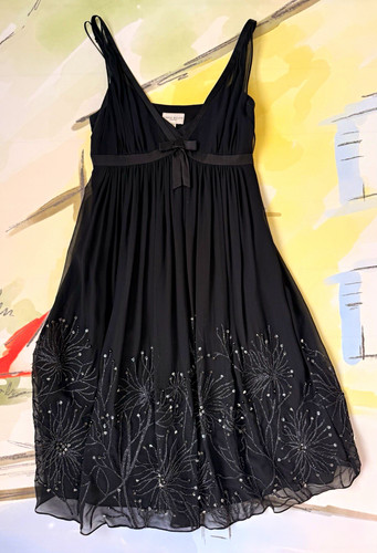 Karen millen black chiffon - karen,
