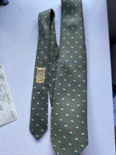 Authentic Hermes Tie 100% Silk