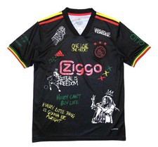AJAX - ADIDAS - Men's - Large - Bob Marley 3rd Kit Football Shirt Jersey 21/22