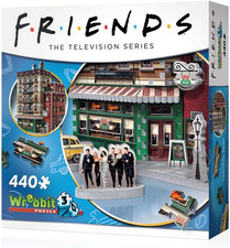 Wrebbit, Friends: Central Perk Cafe (440-Piece), 3D Jigsaw Puzzle, Ages 14+, 1+ 