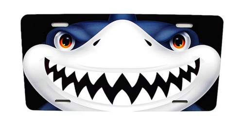 Smiley great white - white, shark