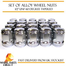 Alloy Wheel Nuts (20) 1/2" UNF