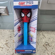 Giant PEZ Candy Roll Dispenser Marvel Spider-Man Beyond Amazing 80 Years