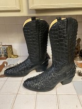 JACA BOOTS Faux Caiman Black