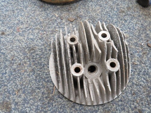 Villiers cylinder head 98cc - cylinder,