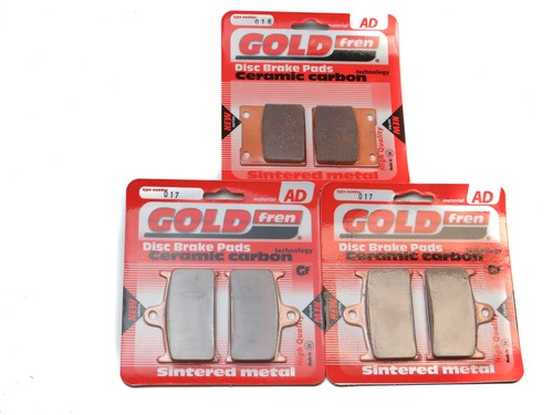 Brake pads front rear - pads, &
