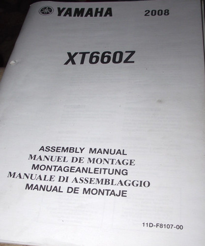 7yamaha xt660z assembly - ,