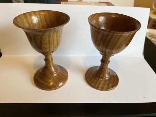 Pair decorative turned - pair,