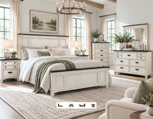 New queen king 5pc two - 5pc, two-tone