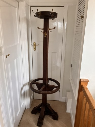 Vintage wooden coat - coat, umbrella