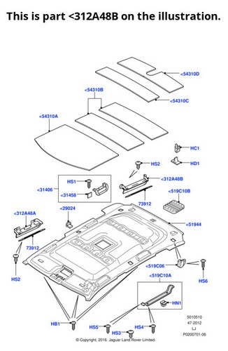 Land rover genuine headlining - rover,