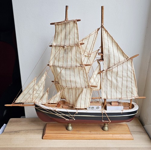 Vintage wooden model sailing - vintage,