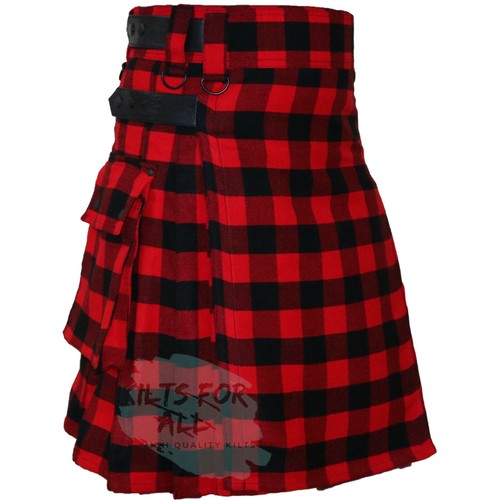 Kilts rob ray black - in, black/red