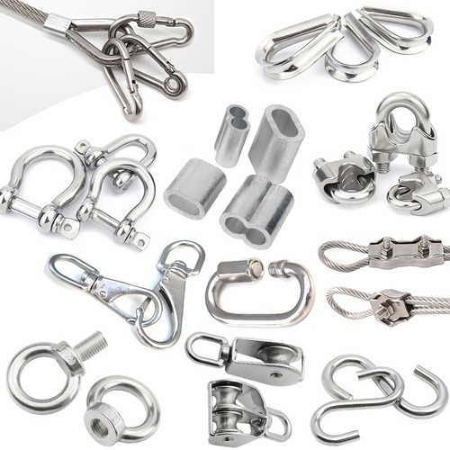 Wire rope cable clip - cable,