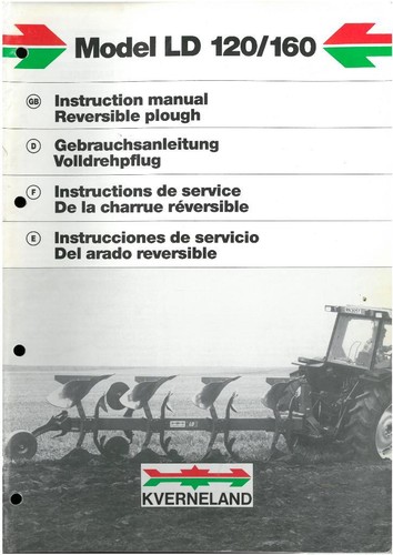 Kverneland reversible plough - kverneland,