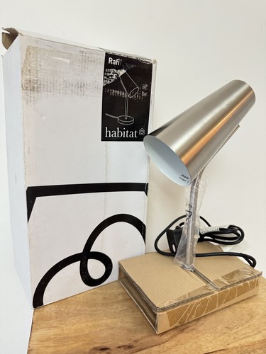 Habitat rafi silver desk - habitat, lamp
