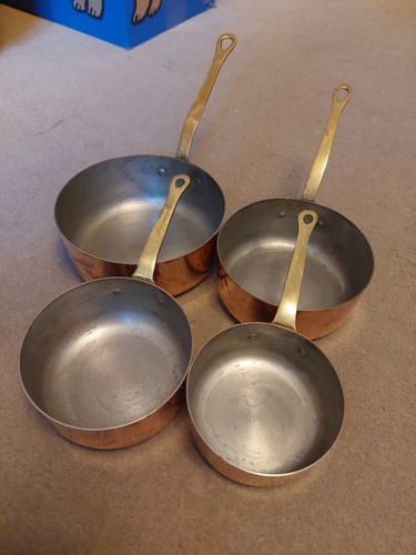 Set vintage french copper - vintage,