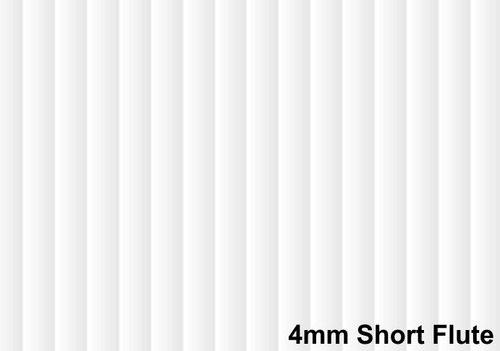 White corrugated fluted board - corrugated,