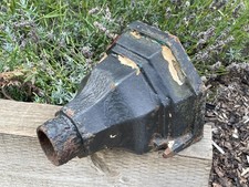 Antique Vintage Gutter Cast Iron Rain Water Hopper Garden Planter Flower Display