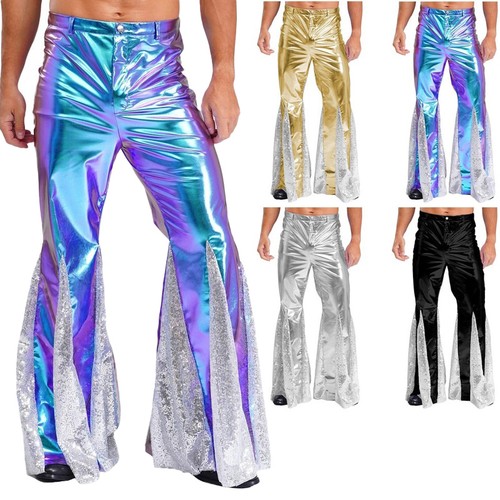 Mens metallic 70s vintage - metallic,