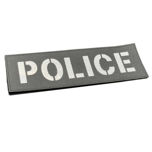 Large reflective police - reflective, patch