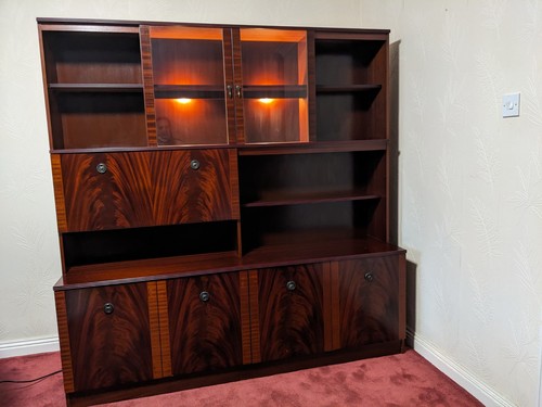 Mahogany dresser with - with, drinks